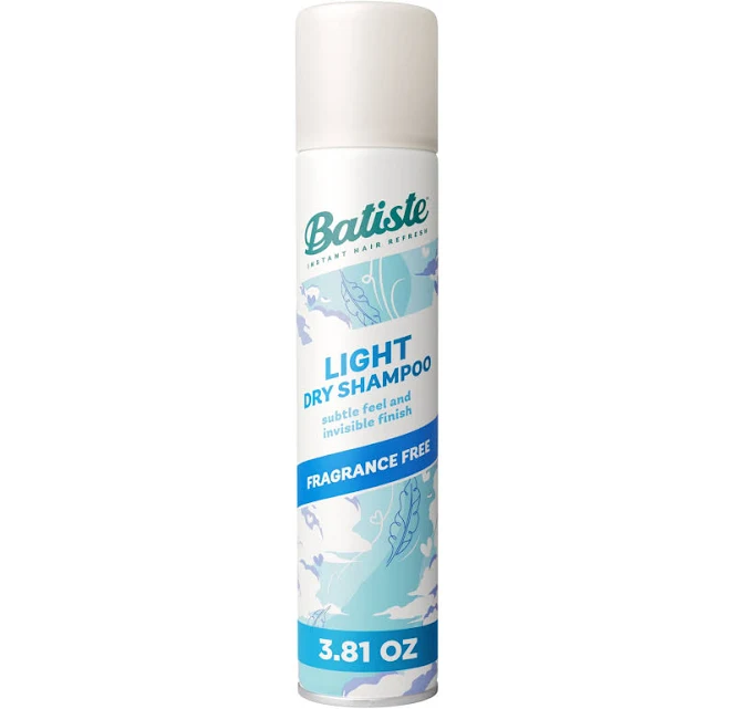 Batiste Fragrance Free Light Dry Shampoo