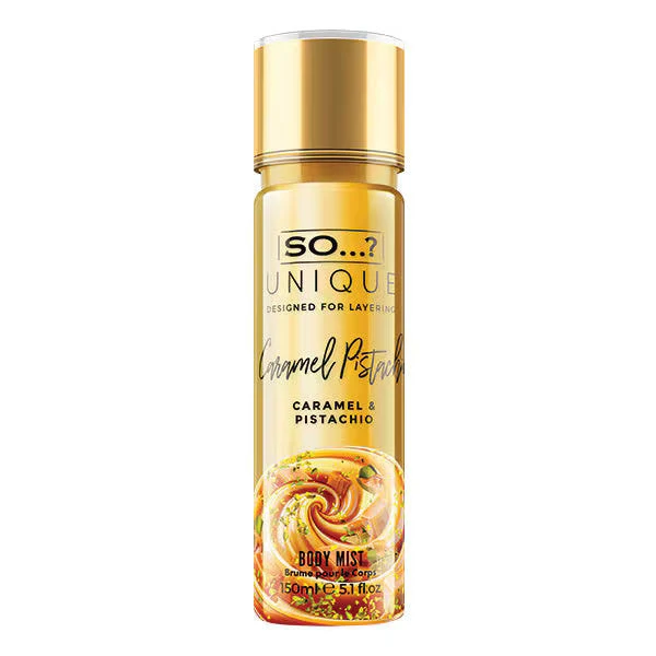 So..? Unique Caramel & Pistachio Body Mist